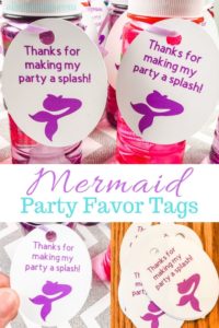 mermaid favor tags cricut tutorial aileen cooks