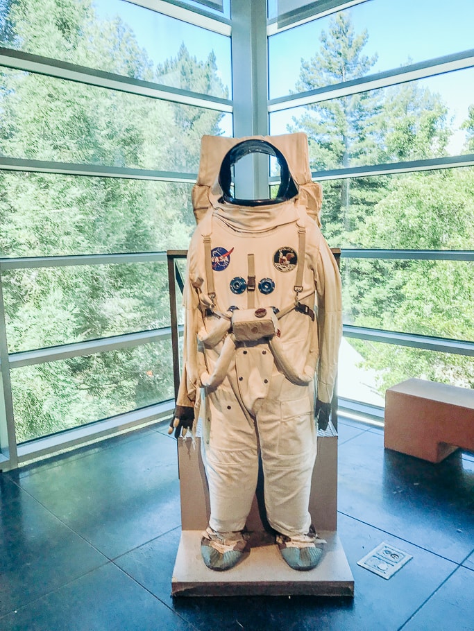 A full sized astronaut suit.