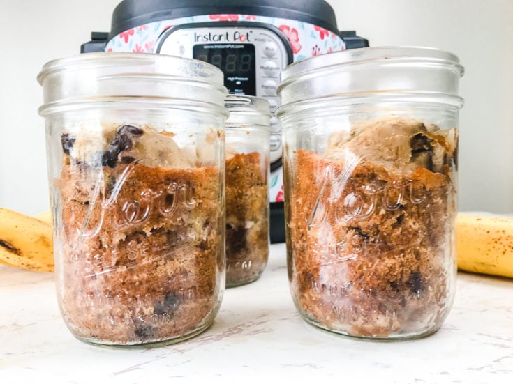 Instant Pot Banana Bread in Jars - Aileen Cooks