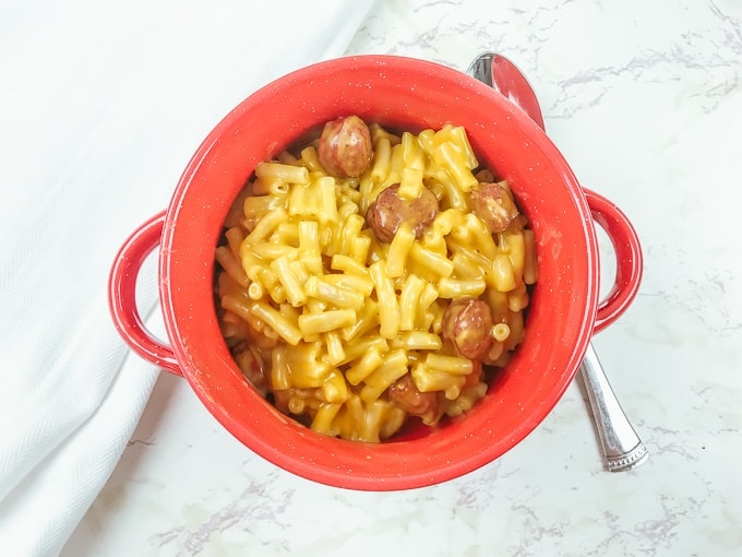 Instant Pot Kraft Mac and Cheese with Hot Dogs