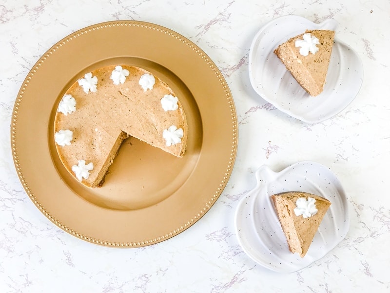 Instant Pot Pumpkin Cheesecake - Dessert for Two