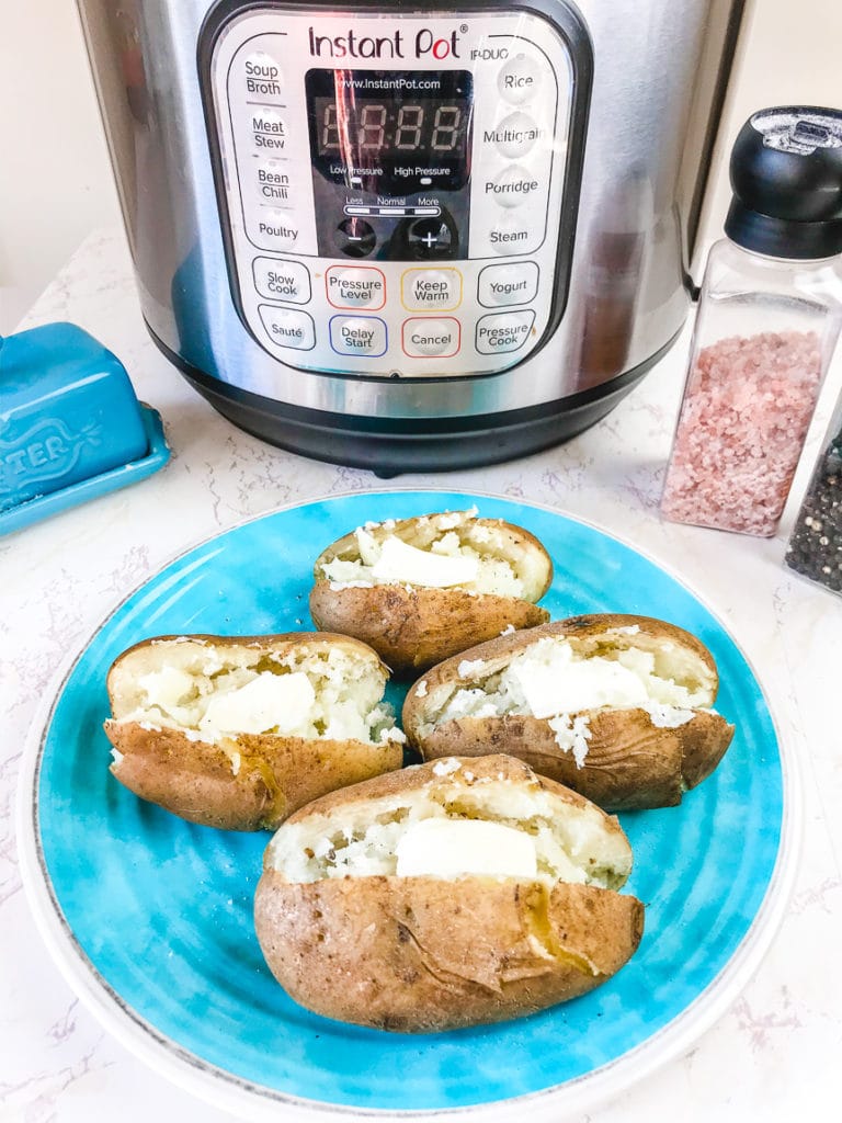 Perfect Instant pot baked potatoes - Aileen Cooks