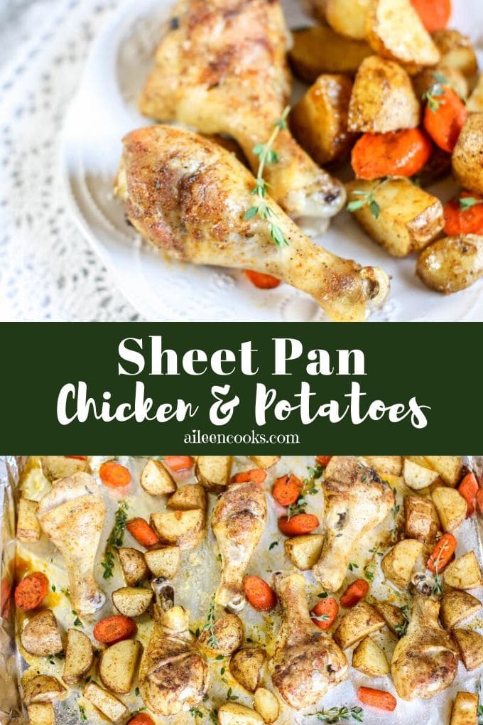 Sheet Pan Chicken and Potatoes - Aileen Cooks