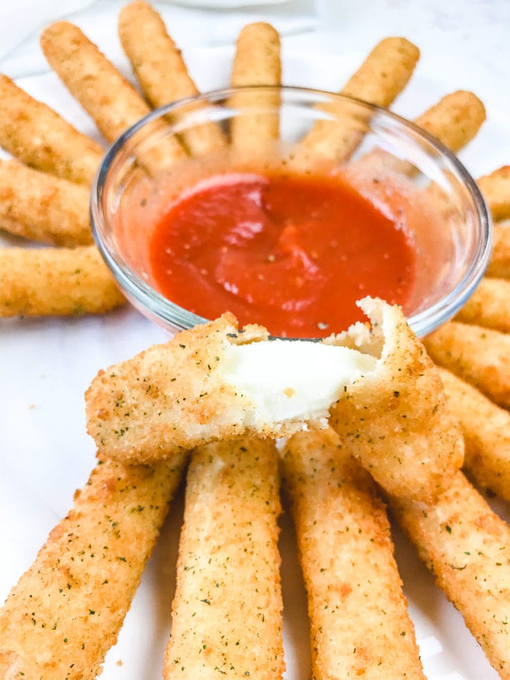 How to Make Air Fryer Frozen Mozzarella Sticks Aileen Cooks