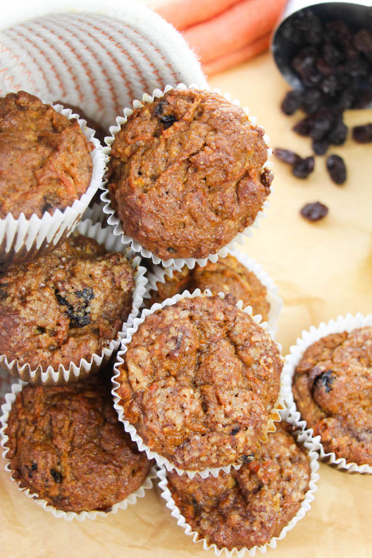 Morning Glory Muffins with Carrots - Aileen Cooks