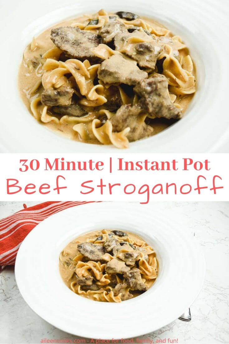 Easy Instant Pot Beef Stroganoff - Aileen Cooks