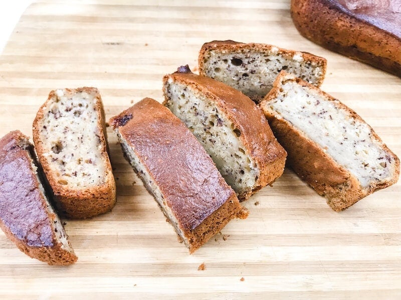 Mini Banana Bread Loaves - Honey and Birch