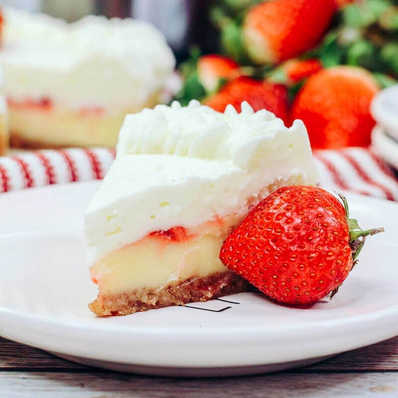 Instant Pot Strawberry Vanilla Cheesecake (Step-By-Step Recipe)