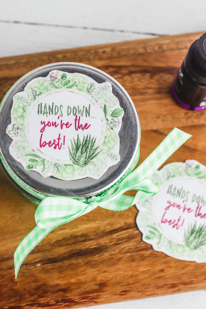 DIY Hand Sanitizer + Free Printable Tags - Aileen Cooks