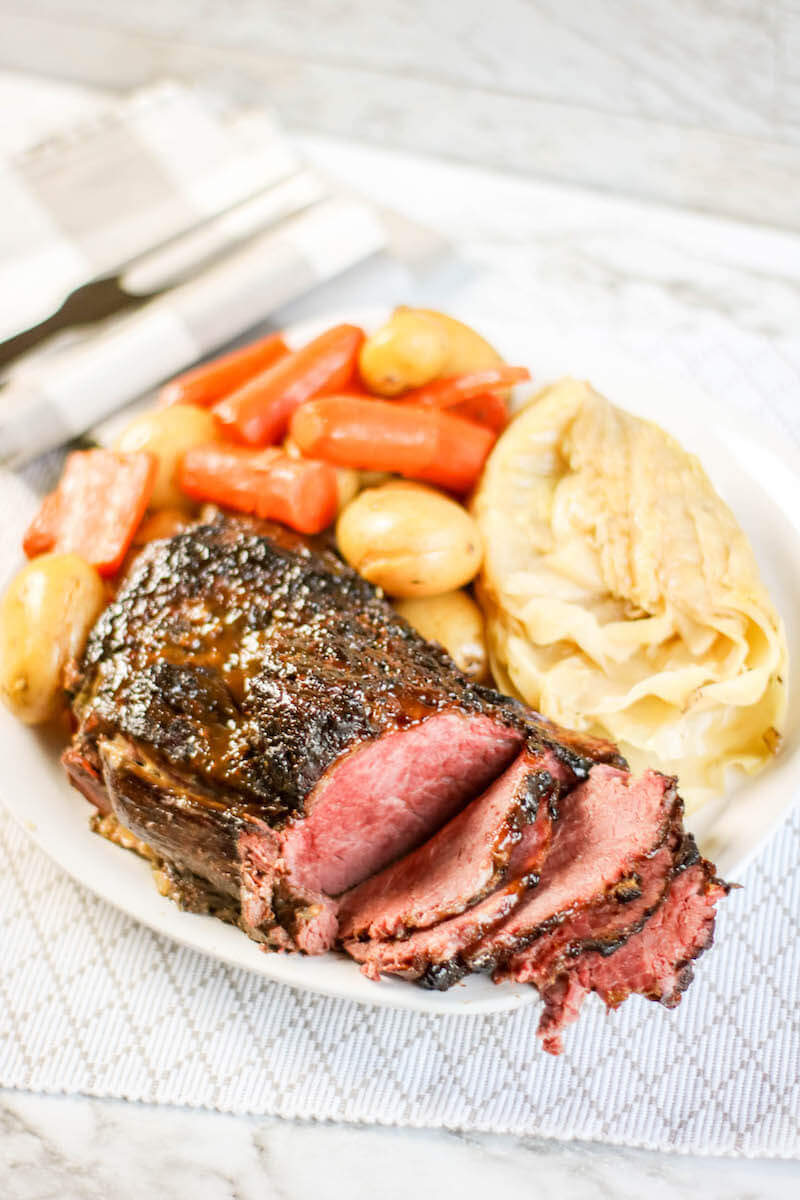 Ninja Foodi Corned Beef And Cabbage - Aileen Cooks