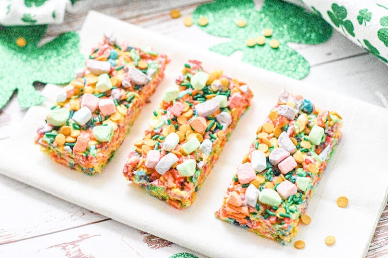 fruity pebble marshmallow cereal bars