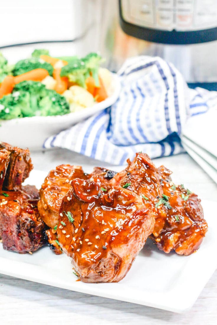 Asian Inspired Instant Pot Lamb Chops - Aileen Cooks