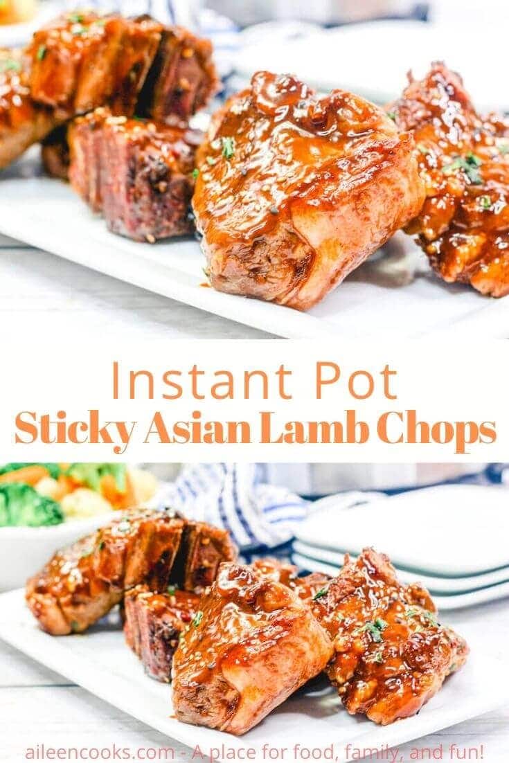 Asian Inspired Instant Pot Lamb Chops - Aileen Cooks