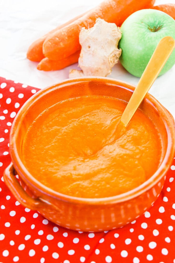Vegan Roasted Carrot Soup - Aileen Cooks