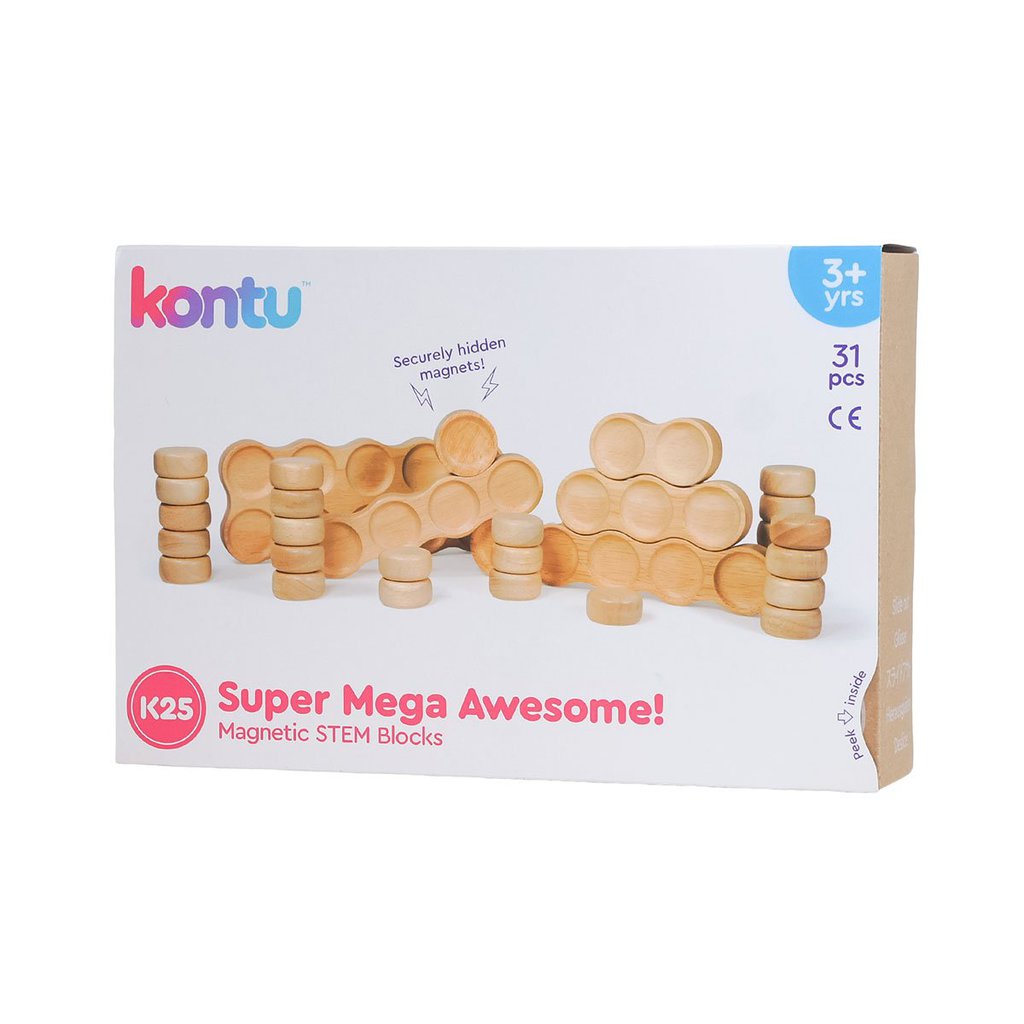 A picture of the Kontu Super Mega Awesome Blocks Set.