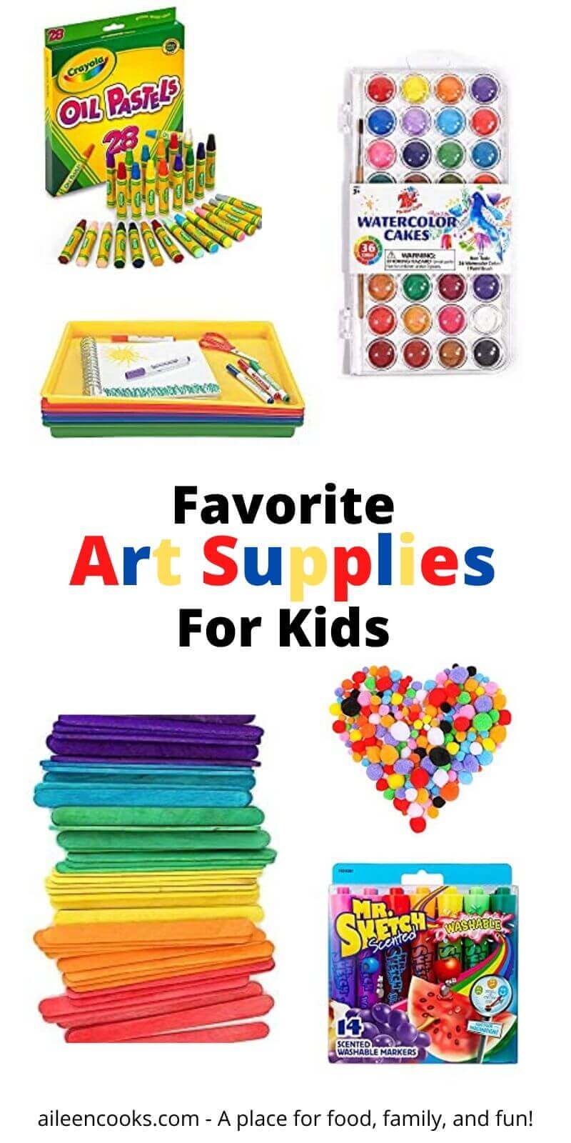 Favorite Art Supplies for Kids - Aileen Cooks