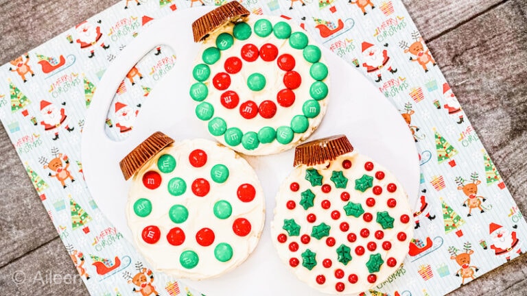 Christmas Snacks: How to Make Rice Cake Christmas Ornaments
