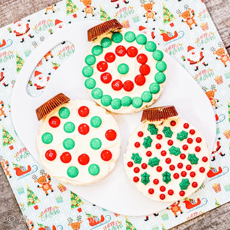 Decorated Rice Cakes With sprinkles