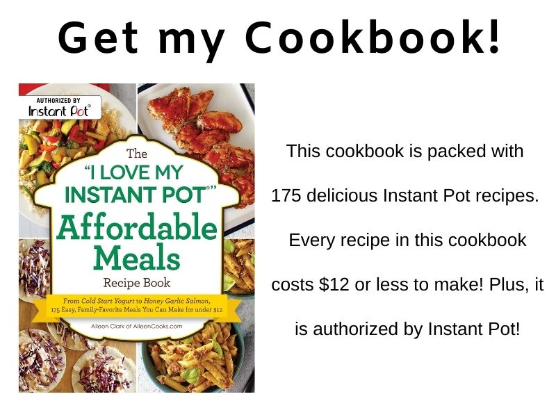 instant pot cookbook promo