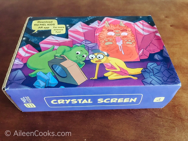 The cover of the Mel Kids Crystal Screen box.
