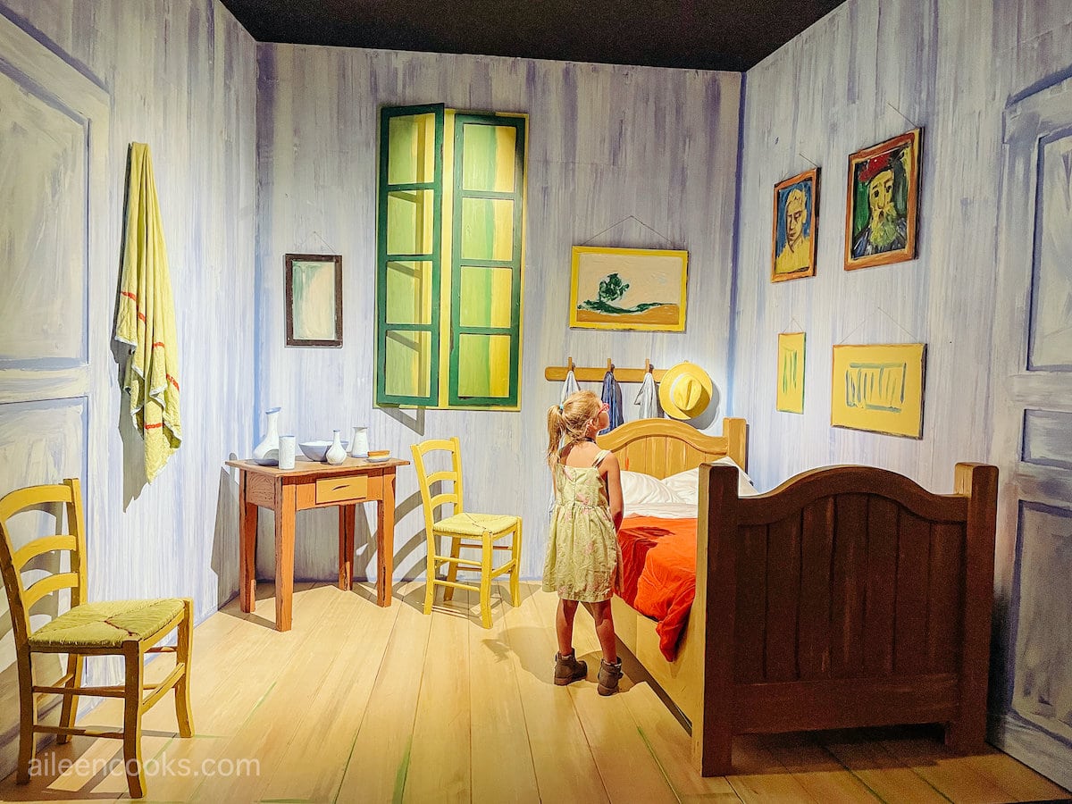 Inside Van Gogh's childhood room.