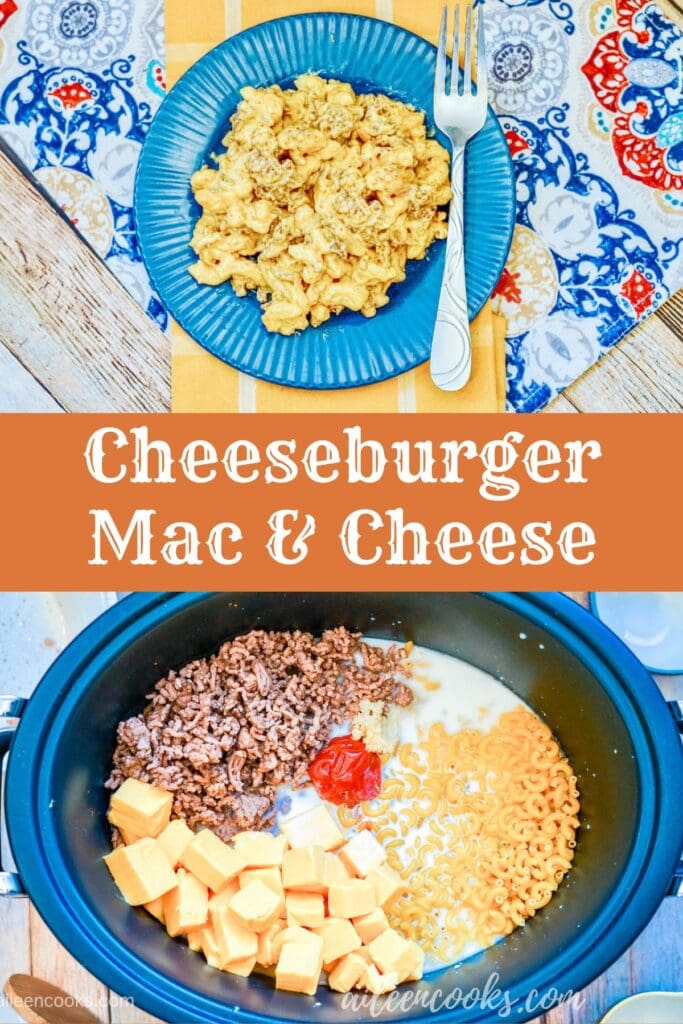 Why not enjoy a good, juicy burger in pasta form?! Yes, you heard it here first! My Cheeseburger Mac and Cheese is jam-packed full of flavor. It has your favorite components of a cheeseburger, is extra cheesy, and made straight in your slow cooker.