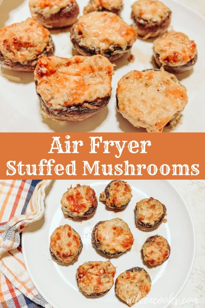 Taking a bite into these Air Fryer Stuffed Mushrooms is a big treat for your taste buds. Jam-packed full of flavor, these stuffed mushrooms are definitely a palette pleaser. Plus, they only consist of six ingredients and are a breeze to whip-up!