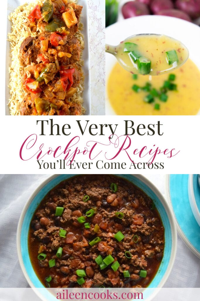 On this page, you will find easy access to all of the Crockpot Recipes shared on Aileen Cooks. We have everything from hearty crockpot soups to easy crockpot chicken recipes. 