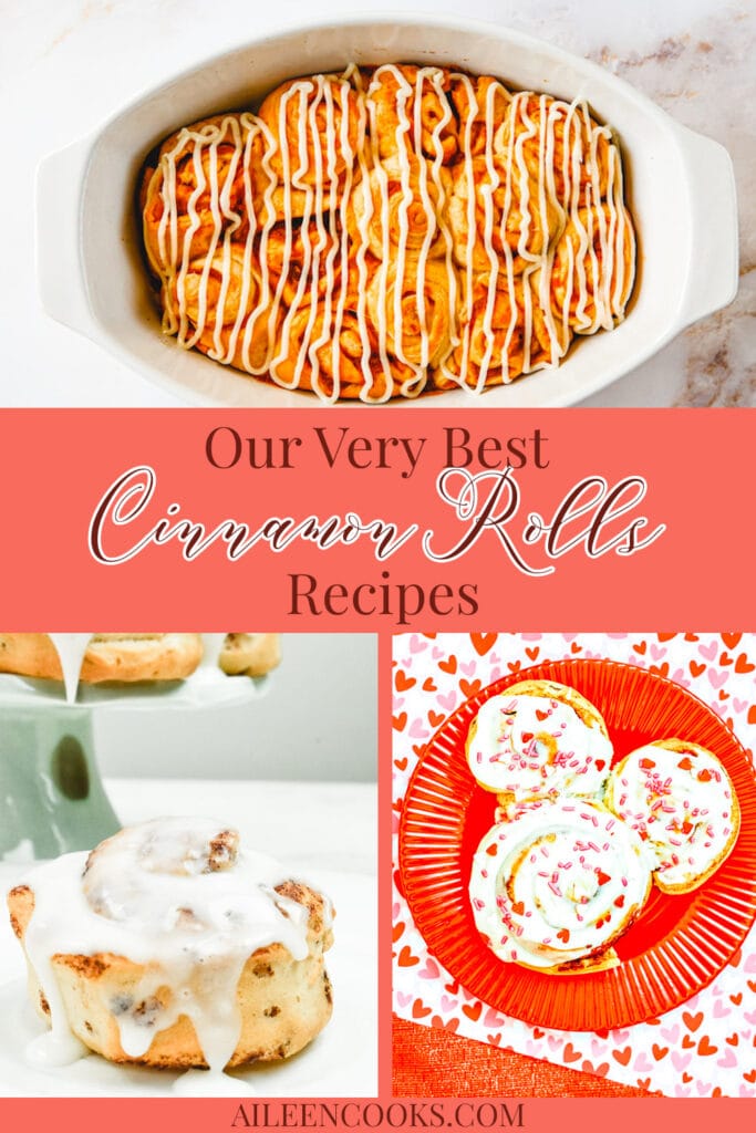 Do you have a go-to favorite cinnamon roll recipe? We love them so much that we couldn't pick just one! That's why we put together this list of favorite cinnamon roll recipes! 