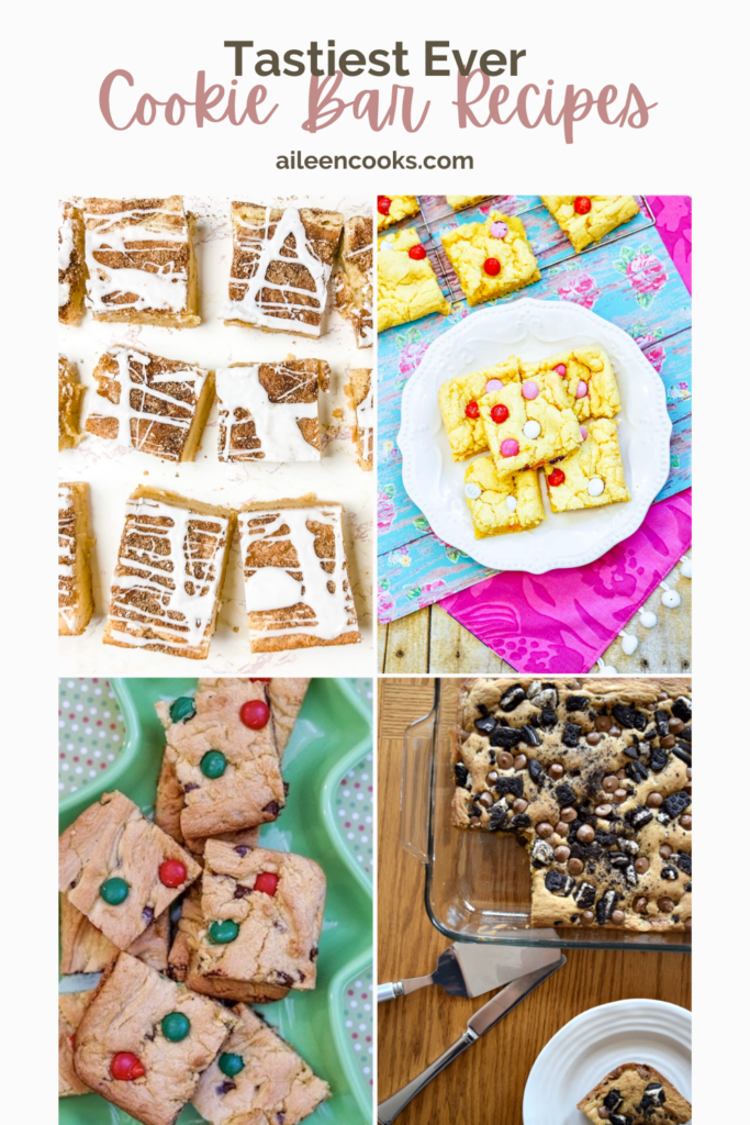 Take a look at these scrumptious Cookie Bar Recipes! The possibilities are endless when it comes to Cookie Bars, and they all taste amazing – your family will keep on requesting them, guaranteed!